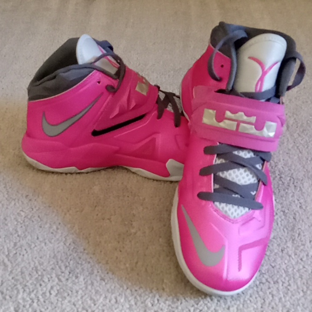 Nike Lebron Zoom Soldier Vii Breast Cancer Pink Susan South Beach
